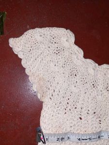Cream Crochet Top