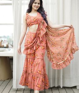 Floral Print Lehenga Choli