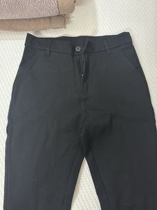 Classic Black slimfit office wear Trousers