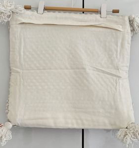 Boho Textured Throw Pillow Cover