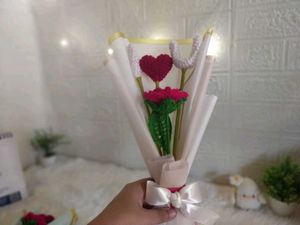 Handmade Crochet Flower Bouquet