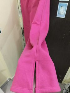 Vibrant Pink Wide Leg Pants