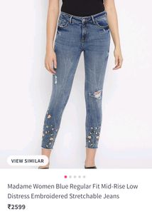 Madame Embroidery Jeans