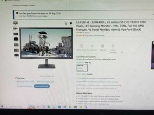 90% Off LG Full HD 22Mk400 1Ms 75HZ VA Panel PC