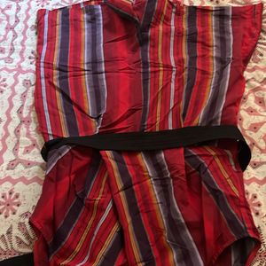 Red Striped Dress