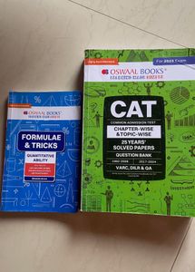 Oswaal Formula & PYQ Books for CAT
