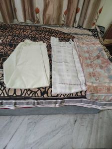 Elegant Off-White Kurta Set with Dupatta