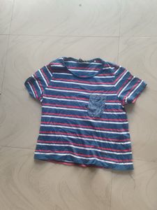 Striped T-Shirt with Pocket