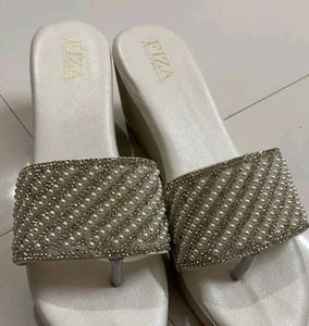Footwear White Pearl Slides