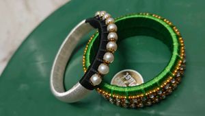 Handmade Silk Thread Bangles