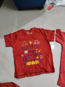 Boys Red "Skates Roller" Polo Shirt