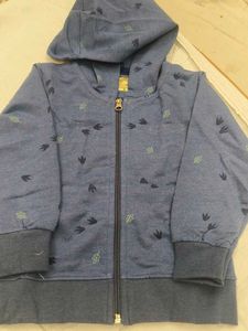 Cute Kids' Blue Zip-Up Hoodie