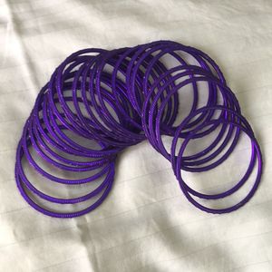 Purple Bangles Set - 2 dozens