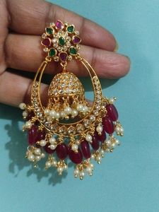 Chandhbali Ear Rings Premium Quality