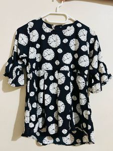Stylish Black & White Top