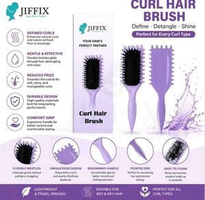 Jiffix Curl Hair Brush for Women &amp; Men