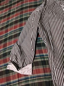 Striped Button-Down Shirt