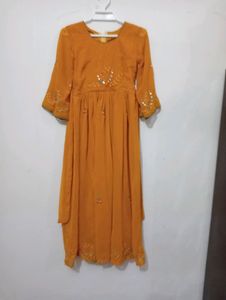 Beautiful Girl Long Dress For Festive
