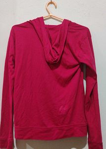 Stylish Pink Zip-Up Hoodie