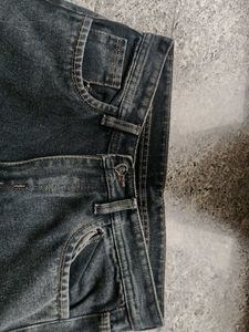 Stylish Dark Wash Wide Leg Jeans