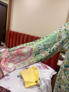 ZARA Paisley Print Long Sleeve Shirt