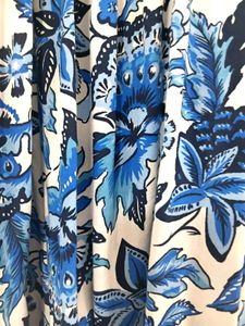 Blue Floral Print Sundress(NEW)