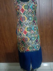 Embroidered Kurta Set with Dupatta