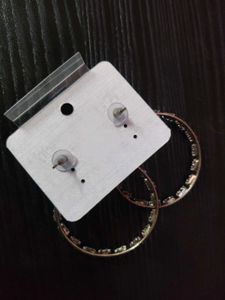 Sparkling Hoop Earrings