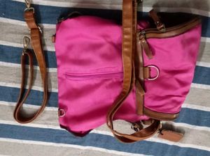 Rose pink side bag for girls