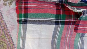 Plaid Twist Front Shirt