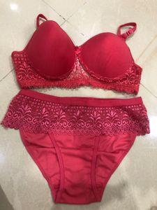 Pack Of 2 Lace Bra &amp; Panty Set