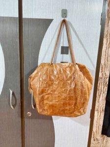 Chic Brown Croc Embossed Hobo Bag