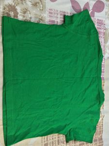 Green Benetton T-Shirt with Rhinestones