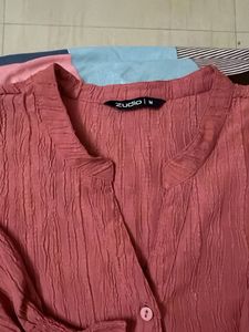 Semi formal Stylish Crinkle Texture Top