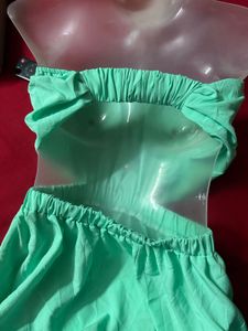 Mint Green Two-Piece Maxi Dress
