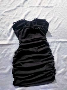 Black corset Mini Dress