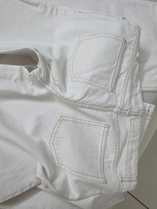 White Wide Leg Jeans