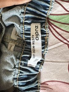 Stylish Blue Denim Cargo Pants