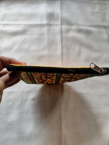 Embroidered Floral Pouch