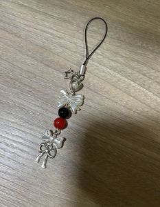Cute Bow Charm Phone Strap❤️🖤