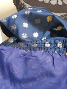 Navy Blue Ethnic Kurta Set
