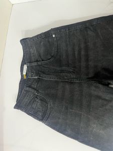 Off Duty Charcoal Straight Pants