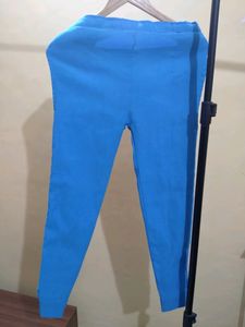 Light Blue Pant Stretchable Fabric