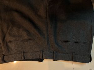 Classic Grey Pleated Korean Formal Trousers