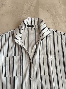 Striped Button-Up Shirt