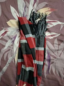 ​Classic Plaid Fringe Winter Scarf