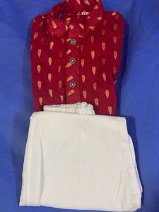 Kids cotton kurta and paijama