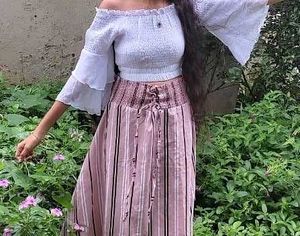 Striped Pink Skirt