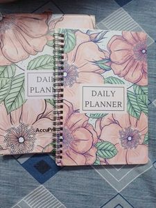 Floral Daily Planner Notebook