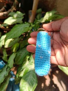 Crochet lip balm holder